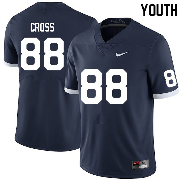Youth #88 Jerry Cross Penn State Nittany Lions College Football Jerseys Sale-Retro - Click Image to Close